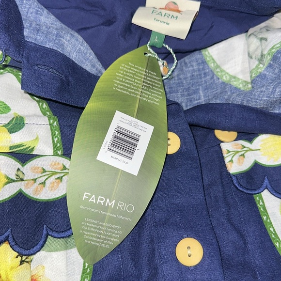 🔥🔥🔥NEW Farm Rio Amazon Garden Cream Tropical Floral Mini Dress - Picture 6 of 8